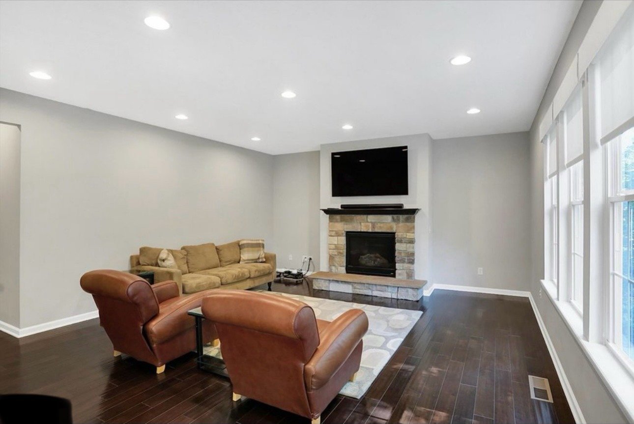 Great room before remodel